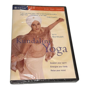 Kundalini Yoga with Gurmukh DVD by GAIAM Mind Body Health New Factory Sealed
